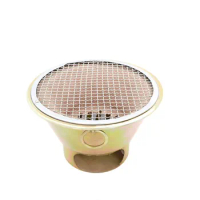 Portable charcoal barbecue grills BBQ retro refractory clay stove heating brazier old style stove table bbq grill 121-2