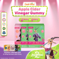 Coolvita 2 Box Apple Cider Vinegar + 1 Box Collagen Gummy Disney Edition - Total 42 Sachet Gummy Ras