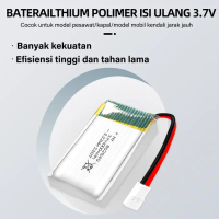 【Jiata】Baterai Lipo 1000Mah 3.7V Rc Drone Mainan Pesawat Model High Rate Siklus Panjang Untuk Mini U