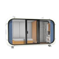8 ㎡ 12 ㎡ 24 ㎡Outdoor Modern Popular Prefab House Tiny House Mobile Working House Office Pod Apple Cabin Villa