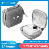 TELESIN Protective Bag For Action Camera Carrying Bag Waterproof Storage Box For Gopro 12 11 10 9 DJI OSMO Action Insta360 Go3