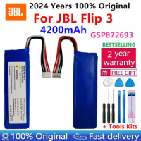 100% Original 4200mAh Wireless bluetooth Speaker Battery GSP872693 Rechargeable Pack for JBL Flip 3 Flip3 Batteries Tools Kits