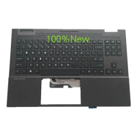 New For HP OMEN 15-EK 15-AND Palm Rest Cover Keyboard w/ White Backlit M00666-001