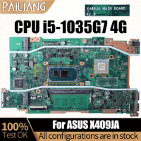For ASUS X409JA Notebook Mainboard Laptop R2.0 SRGKG i5-1035G7 4G RAM Motherboard Full Tested