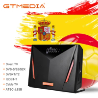 GTMEDIA V8 UHD Mars TV Set-top Box DVB-S2/S2X DVB-T2 4K TV Decoder Built-in 2.4G WIFI For Life Media Player Satellite Receiver