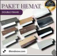 PAKET HEMAT BATANGAN MINIMALIS S 418 +S 05 //LIS PLAVON// LIS PVC/3m