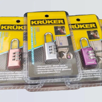 กุญแจรหัสอลูมิเนียมคละสี kruker ใช้ล็อคแข็งแรงทนทาน ตั้งรหัสง่ายสะดวก