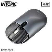 【跨店20%回饋 再折$50】INTOPIC 廣鼎 2.4G UFO飛碟無線靜音充電滑鼠 (MSW-C120)