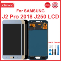 Adjust Brightness J250 LCD For Samsung Galaxy J2 Pro 2018 Display Touch Screen Digitizer Assembly For Samsung J250 J250F J250H