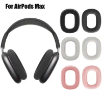 For AirPods Max Silicone Ear Pads Replacement Cushion Cover 1Pair Headphone Headsets EarPads Earmuff Protective Case Sleeve