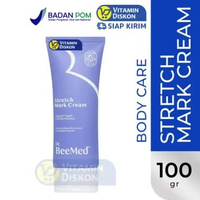 DR BEEMED STRETCH MARK CREAM 100GR | Krim Stretch Mark Bumil dan Busui, Menghaluskan Kulit, Kulit Ke