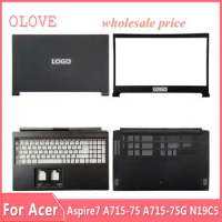 New Original For Acer Aspire7 A715-75 A715-75G N19C5 Laptop LCD Back Cover Front Bezel Upper Palmrest Bottom Case Keyboard Hinge