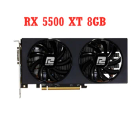 RX 5500 XT 8GB D6 Gaming Graphics Card with 8G/128bit/GDDR6 Memory Radeon RX 5500 XT 8GB GPU Frequency DirectX12 3D