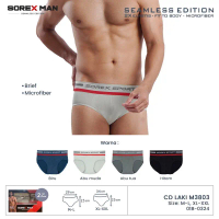 ￼[ISI 2] CD Pria SOREX 3803 / Boxer Cowok CD Cowok SOREX  Dewasa
