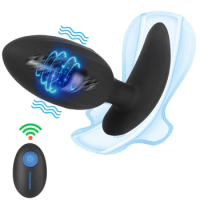 Anal Plug Prostate Massager Butt Plugs Wireless Remote Control Clitoris Vagina Stimulator 12 Modes Vibrator