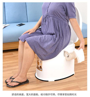 老人坐便器孕婦行動馬桶老年人坐便椅成人便攜家用塑膠座便器防臭MBS 【麥田印象】