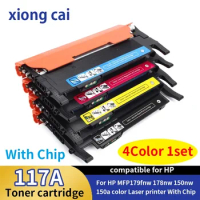 4Color 1set W2070A 117A 117a Toner Cartridges Compatible For HP LASER MFP 178NW 179FNW 150A 150NW color Laser printer With Chip