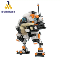 Blok binaan Titanfall untuk kanak-kanak, buildmoc, Titan Mech rebot, 450 PCs, mainan kanak-kanak