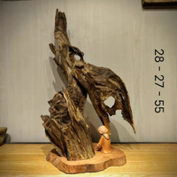 根雕香樟木實木年年有魚擺件荷花魚木雕動物家居飾品客廳擺件