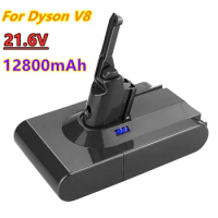 12800mAh 21.6V Battery For Dyson V8 Battery for Dyson V8 Absolute /Fluffy/Animal/ Li-ion Vacuum Cleaner rechargeable Battery