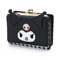 Lovely Kuromi PU Wallet Coin Purse Cute Gifts For Kids Lolita Style Bag 11*3.5*8cm Kuromi Folding Wallet