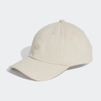 adidas 愛迪達 帽子 運動帽 棒球帽 遮陽帽 三葉草 PE DAD CAP 米白 JN7136