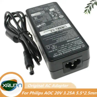 Original ADPC2065 65W 20V 3.25A AC Adapter for AOC Philips 278E1 272M7C 279X6Q 276E8V 278M6F 65W Monitor Power Supply Charger
