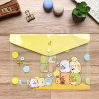 Japanese San-X Sumikko Gurashi Corner Creature Cute A4 Cartoon Snap Document Bag Stationery Gift