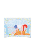 โปสการ์ด Little Moody Lets Lazy Together