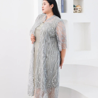 Jumbo Outer Tulle Embroidery Payet Korea - Produk Mewah dan Nyaman untuk Dipakai - Muslim, Atasan, W