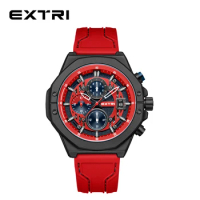 Extri Manufacturer Sale Multifunctional Real Chronos High Quality Quartz Date Watches New 2023 Relogio Masculino