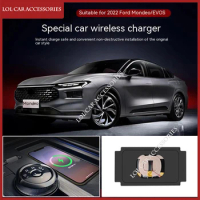 15W Car QI Wireless Charging Panel For Ford Mondeo/ Evos 2022 Fast Phone Charger Plate Holder