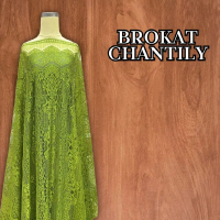 KAIN BROKAT CHANTILY / BROKAT SANTILACE / BROKAT CHANTILY POTONGAN / BROKAT PER 2,5M / TERBARU