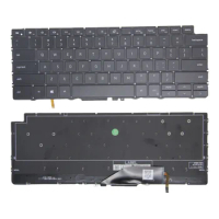 NEW Replacement Black Keyboard US Layout for DELL Dell XPS 13 7390 2-in-1 Laptop Backlit US