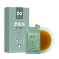 【NU4PET 陪心寵糧】鮮魚精 45ml x10入組/盒(低熱量 膠原蛋白 寵物雞精 寵物營養)