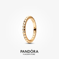 Pandora ME 14K Gold Plated Pyramids Ring