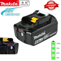 NEWS Original Makita 18v battery bl1850b BL1850 bl1860 bl 1860 bl1830 bl1815 bl1840 LXT400 6.0Ah for makita 18v tools drill
