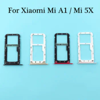 For Xiaomi Mi A1 MIA1 / For Xiaomi Mi 5X Mi5X Sim Tray Micro SD Card Holder Slot Parts Sim Card Adapter