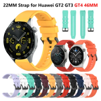 22mm Sport Watch Strap for Huawei Watch GT 4 46MM Watch Band Bracelet for Huawei GT3 Pro 46MM GT2 Pro Runner 46MM Silicone Wrist