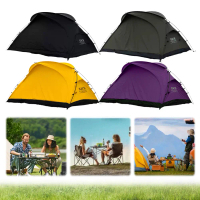 Outdoor Camping Tent with Mosquito Net Portable Double Tent 2 Person Trekking Shelter Tent for Outdo
