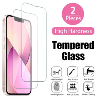 2PCS Tempered Glass for iPhone 11 12 13 14 15 Pro XR X XS Max Screen Protector for iPhone 12 14 15 Pro Max Mini Protective Glass