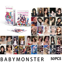 30-55 tấm thẻ Lomo holographic BABYMONSTER WE GO UP HOT SAUCE Xin chào Quái vật DRIP Hologram Photoc