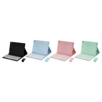 Case Wireless Keyboard Mouse for Samsung Tab S6 Lite 10.4'' Tablet Sm-P610 P615 Premium Non Slip Design Accessories Cute