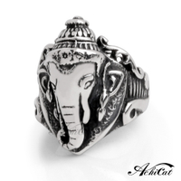 AchiCat 鋼戒指 無上象神 大象戒指 個性戒指 送刻字 A8013