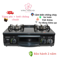 Bếp ga Rinai Nhật nội địa Cảm biến chống cháy Siêu tiết kiệm gas