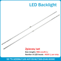 LED Backlight Strip For Samsung 55"TV UE55NU7370 UE55NU7372 UN55NU7200 AOT_55_NU7300