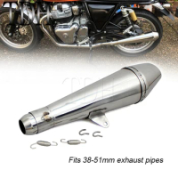 Motorcycle Muffler Exhaust Tail System Tube Stainless Steel Exhaust Pipe 38-51mm Pipes For Kawasaki Suzuki Yamaha Honda CB400SS