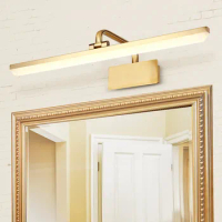 Nordic Black and white bathroom LED mirror headlight AC85-265V LED Chip Mirror cabinet mirror light waterproof Moisture proof
