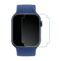 【RedMoon】Apple Watch SE/6/5/4/3/2/1 高清透明TPU水凝膜螢幕保護貼 2入 38/40/42/44mm