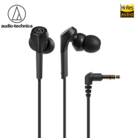 Original Audio Technica Wired Earphone ATH-CKS550X Hifi In-ear Subwoofer Bass Mobile Music Headset Hi-Res For ANDROID iOS